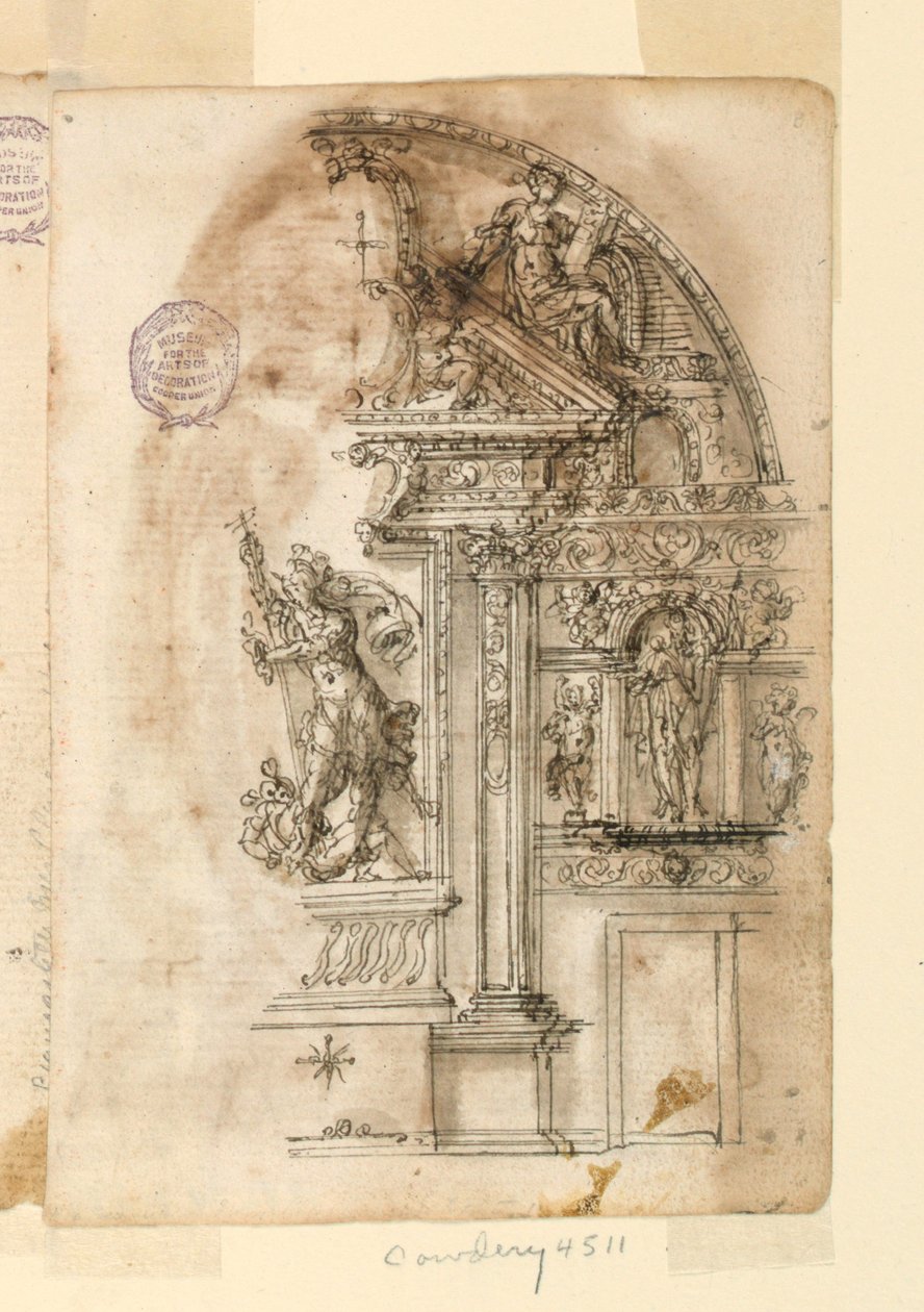 Entwurf für einen Altar von Leonardo Scaglia