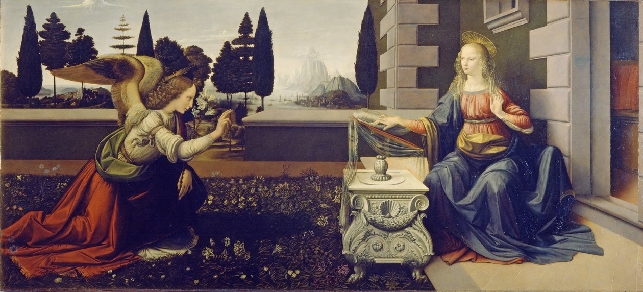 Verkündigung von Leonardo da Vinci