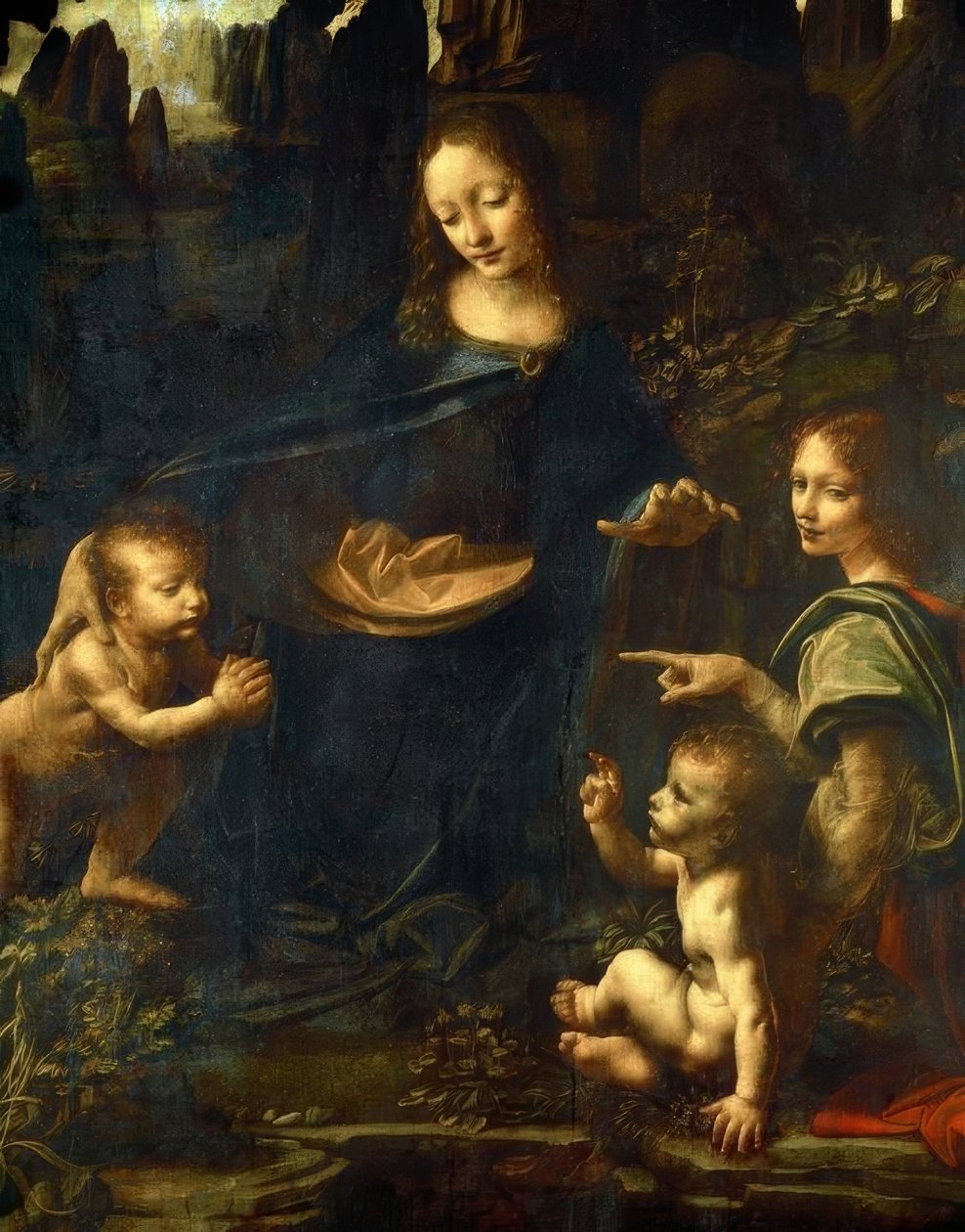 Felsengrottenmadonna von Leonardo da Vinci