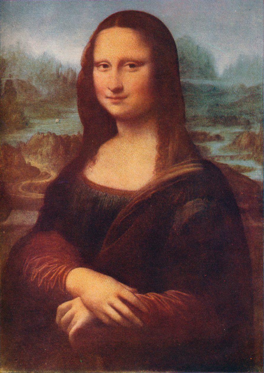 Mona Lisa, um 1503 von Leonardo da Vinci