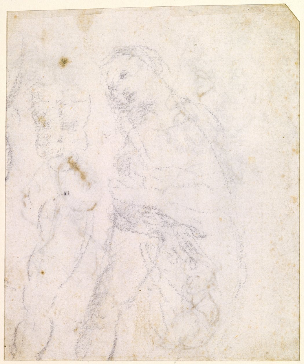 Studie einer Madonna (verso) von Leonardo da Vinci