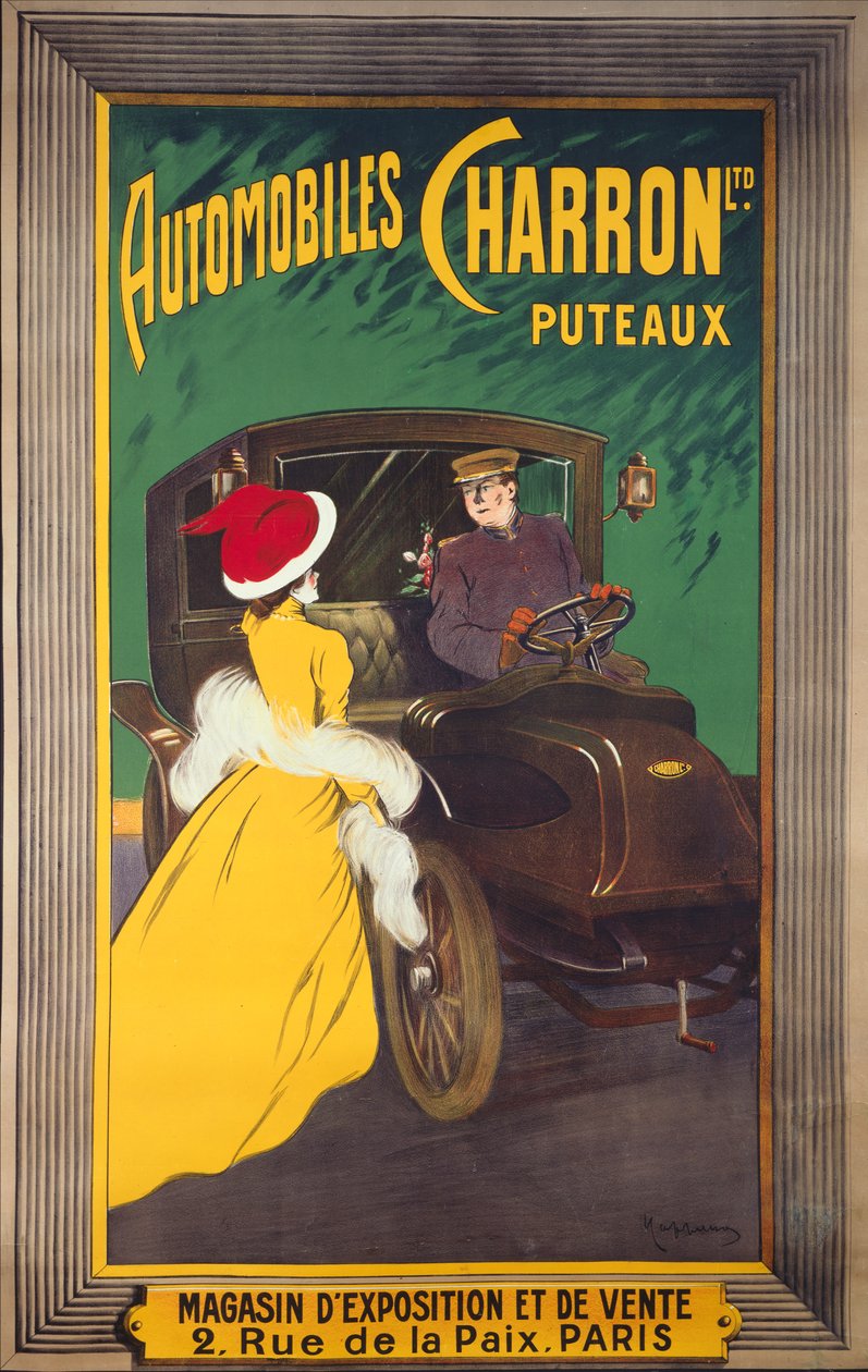 Plakatwerbung für Automobile Charron in Puteaux von Leonetto Cappiello