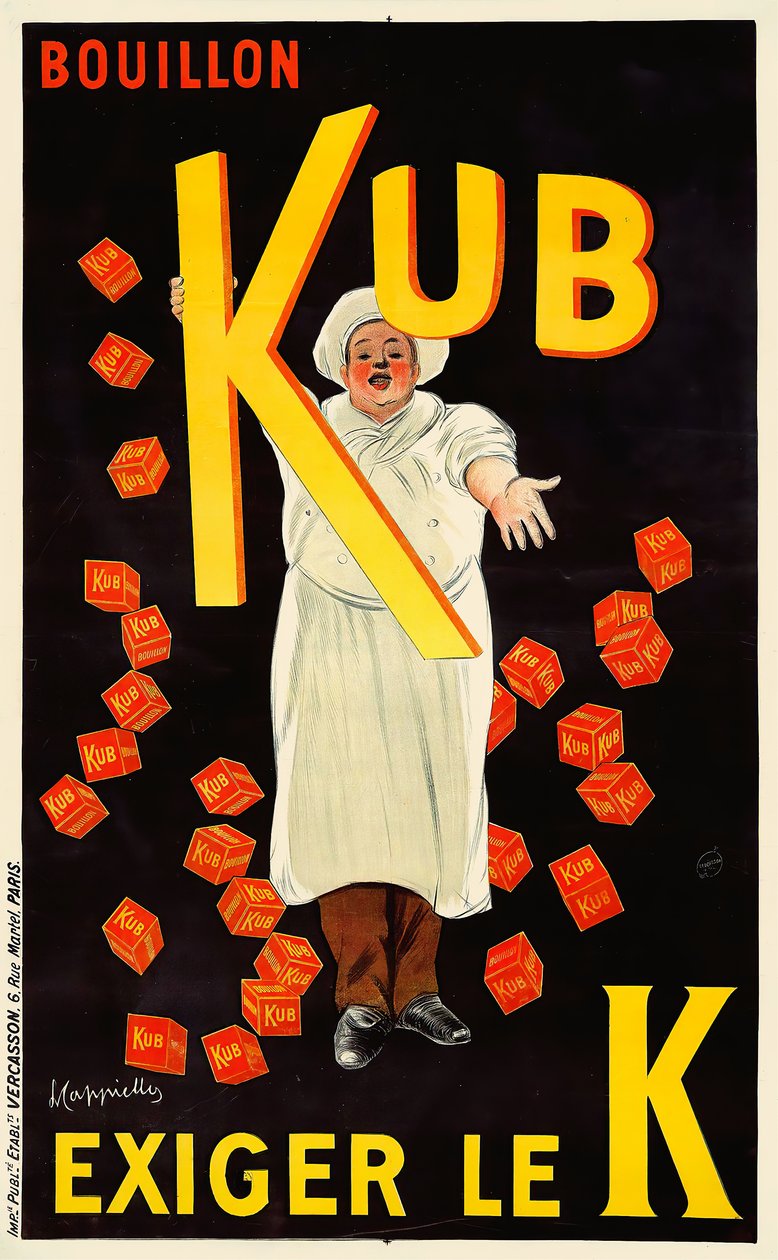 Bouillon Kub, ca. 1911 von Leonetto Cappiello