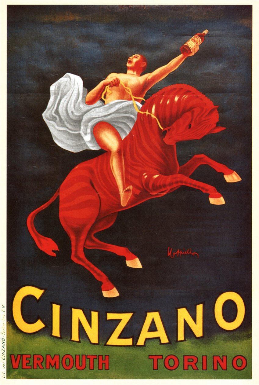 Vermouth Cinzano (Plakat) von Leonetto Cappiello