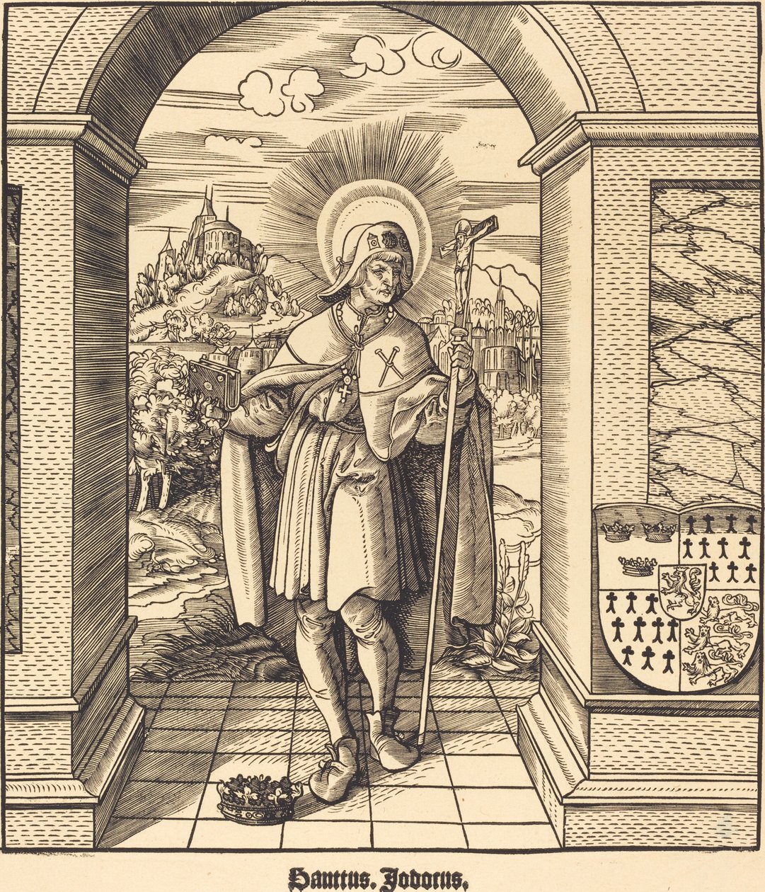 Heiliger Jodokus von Leonhard Beck