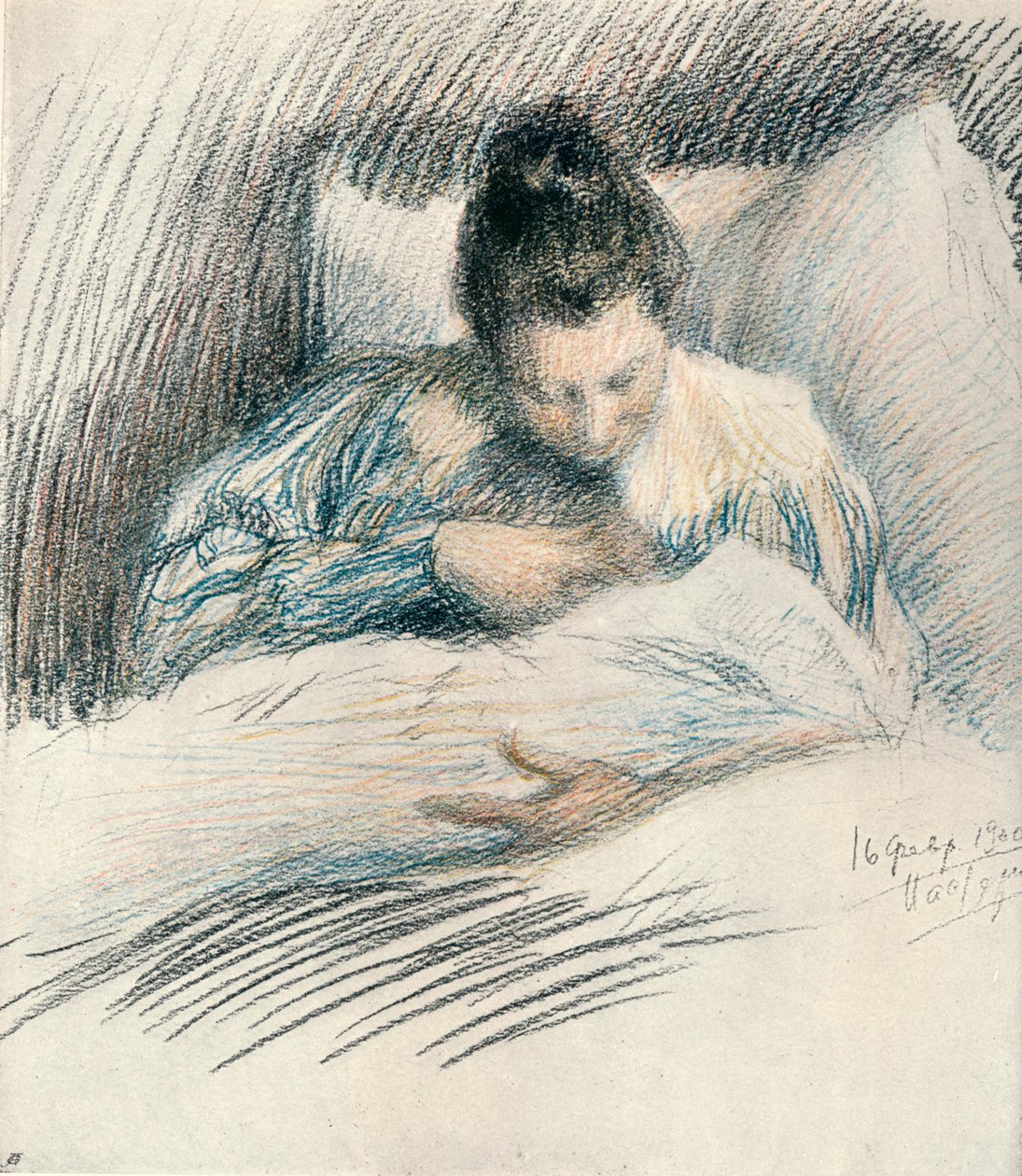 Mutter und Kind, 1900, 1906 von Leonid Osipovic Pasternak