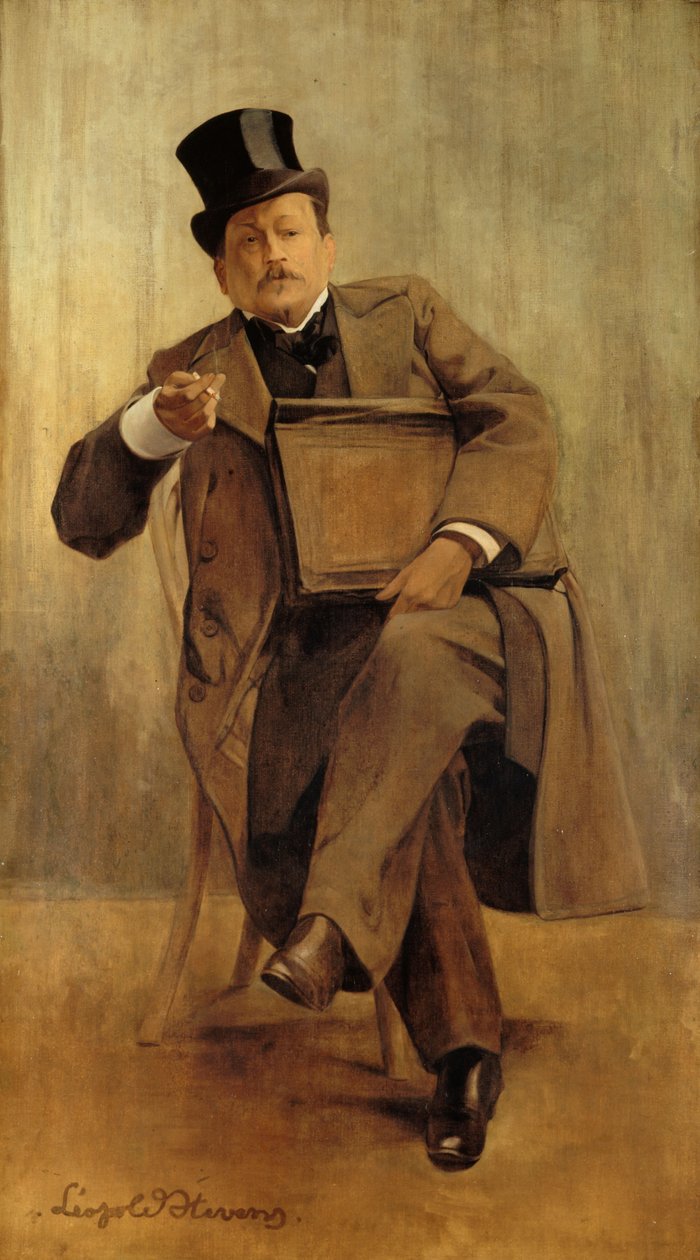 Porträt von Georges Courteline von Leopold Stevens