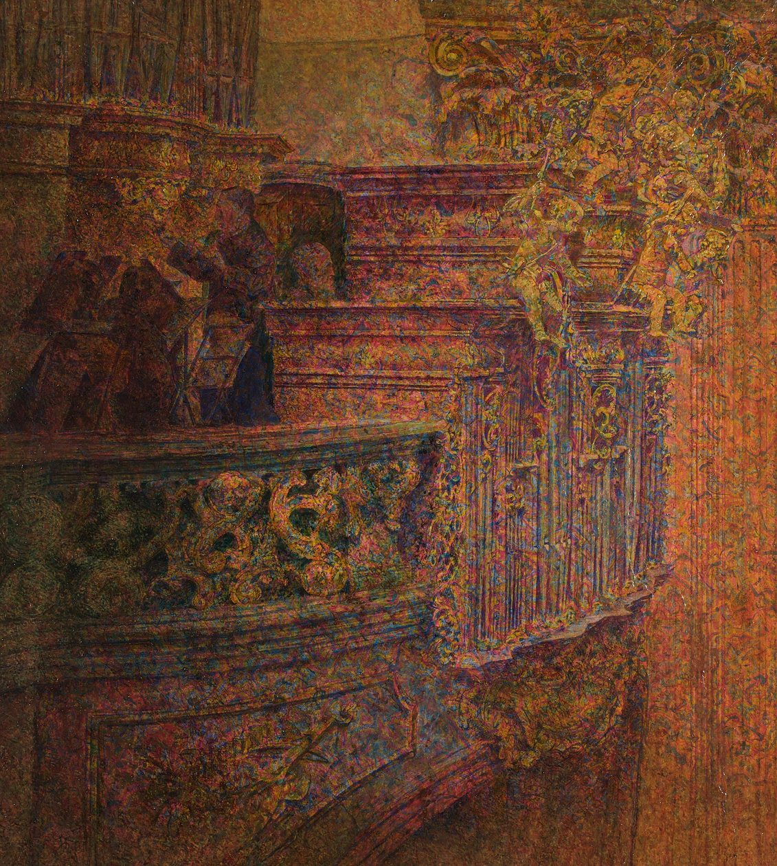 Kirche im Stift Melk von Leopold Blauensteiner