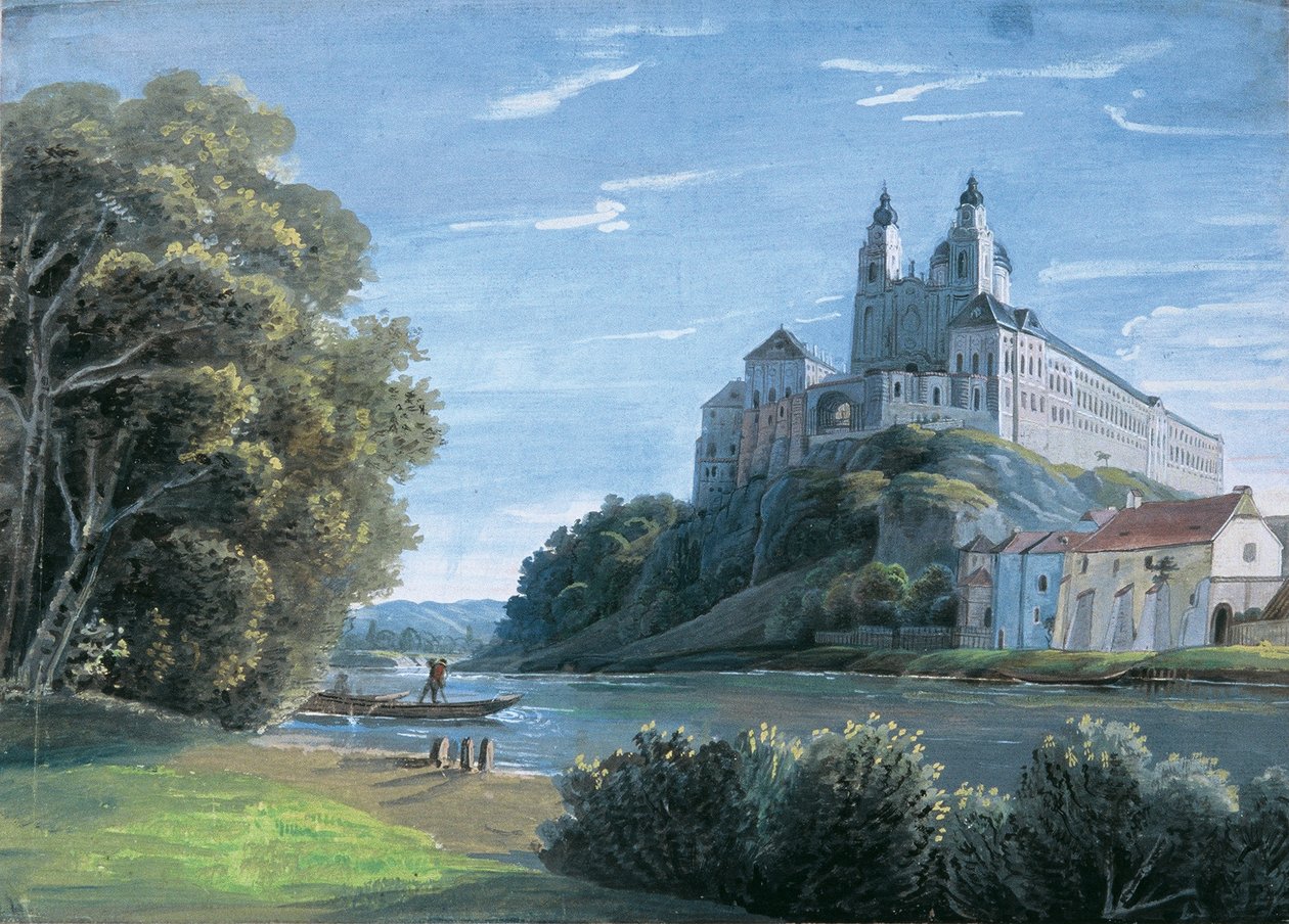 Ansicht von Stift Melk von Leopold Blonder