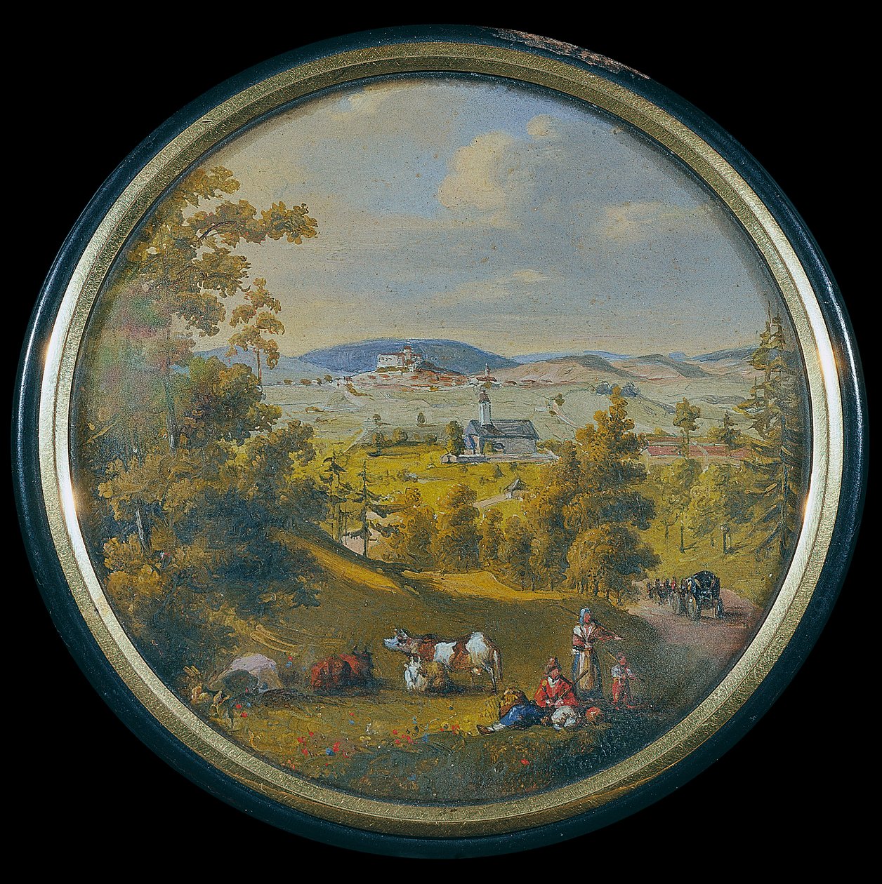 Ansicht von Weitra im Waldviertel von Leopold Blonder