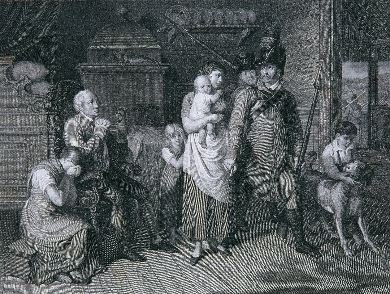 Der Abschied des Landwehrmannes von Leopold Blonder