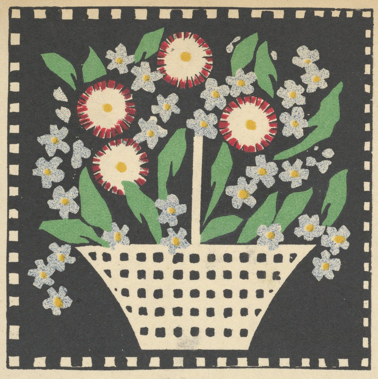 Blumenkorb von Leopoldine Kolbe