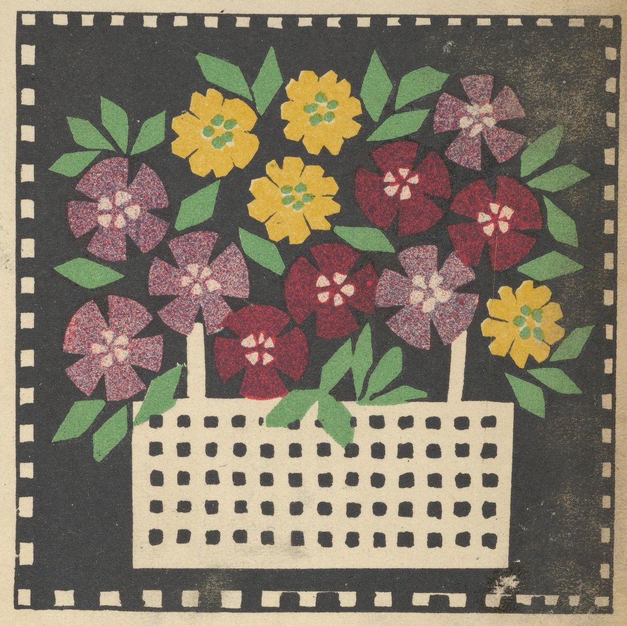 Blumenkorb von Leopoldine Kolbe