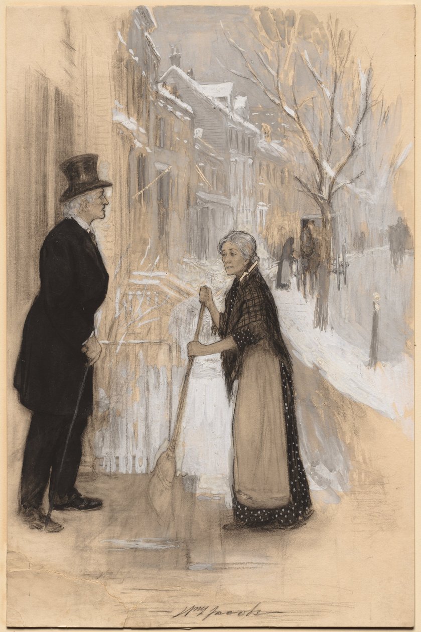 Skizze zur Illustration "Nicht ehrenhaft entlassen" von Leroy William Jacobs