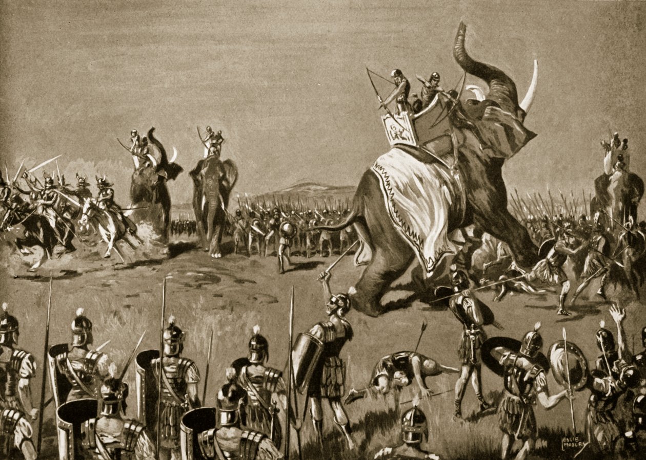 Die Schlacht von Magnesia, 190 v. Chr. von Leslie Mosley