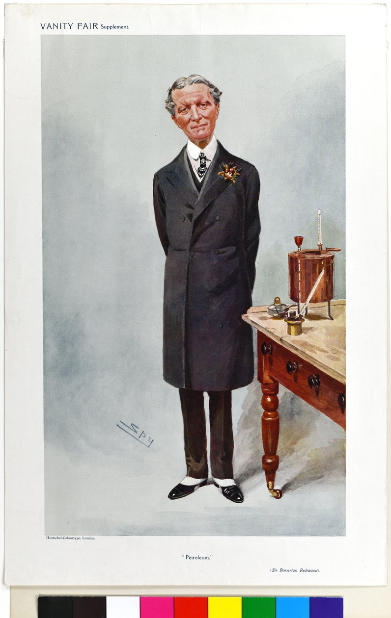 Petroleum (Sir Boverton Redwood) von Leslie Matthew (1851 1922) Ward