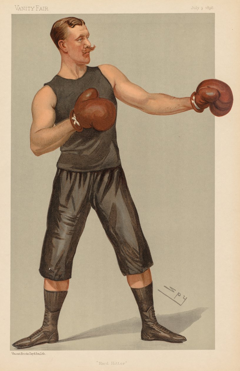 Vanity Fair: Hard Hitter, 1896 von Leslie Matthew