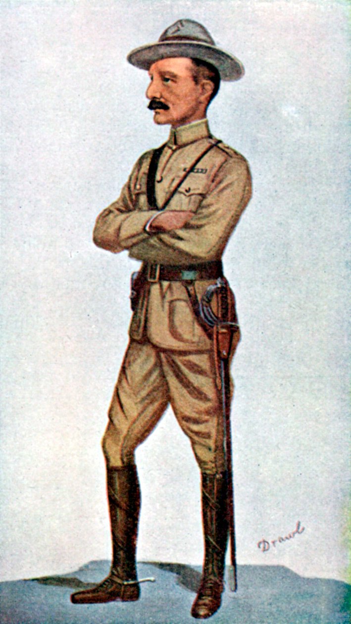 Robert Baden-Powell, englischer Soldat, 1900 von Leslie Matthew Ward