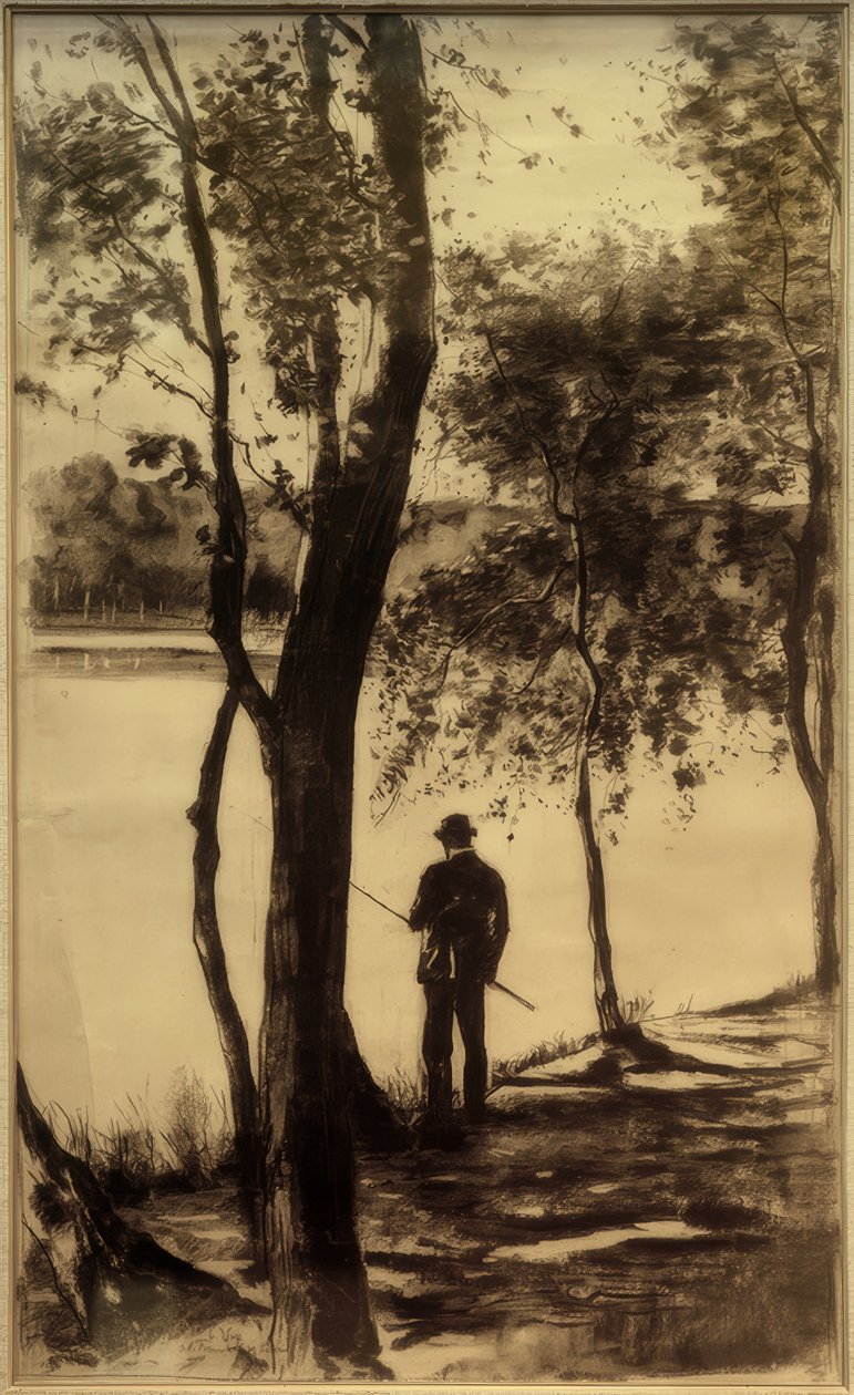 Der Angler von Lesser Ury