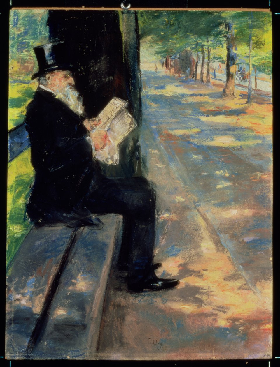 Gentleman im Zoo von Lesser Ury