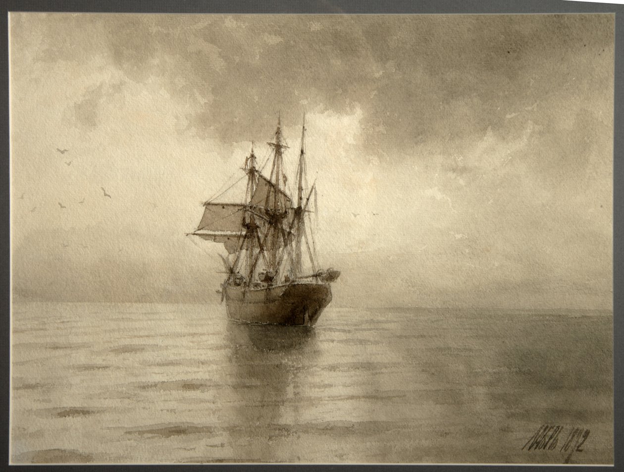Segelschiff, 1892 von Lev Felixovich Lagorio
