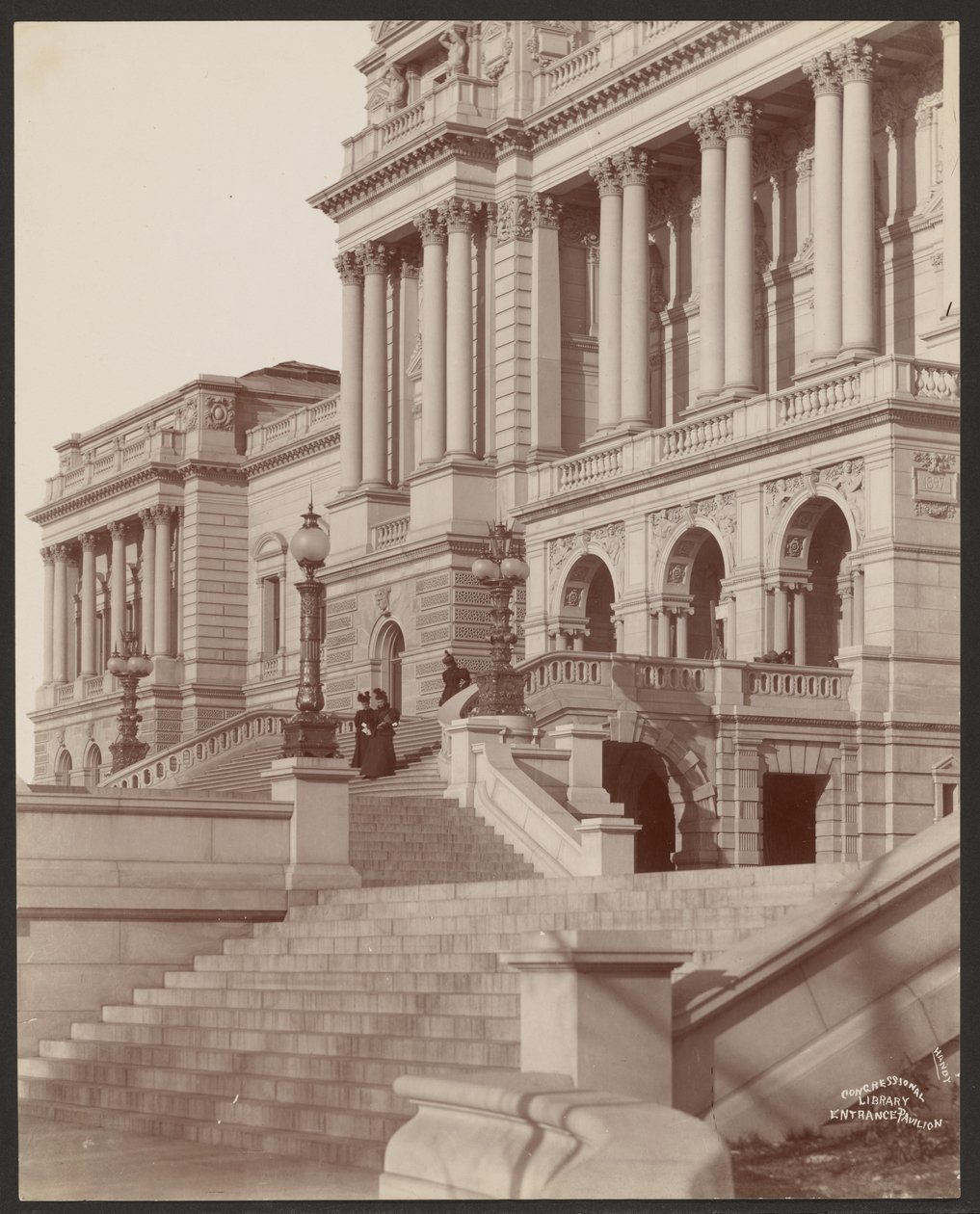Eingangspavillon der Kongressbibliothek von Levin C. Hardy