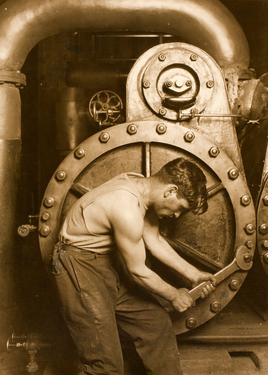 Kraftwerksmechaniker von Lewis Wickes Hine