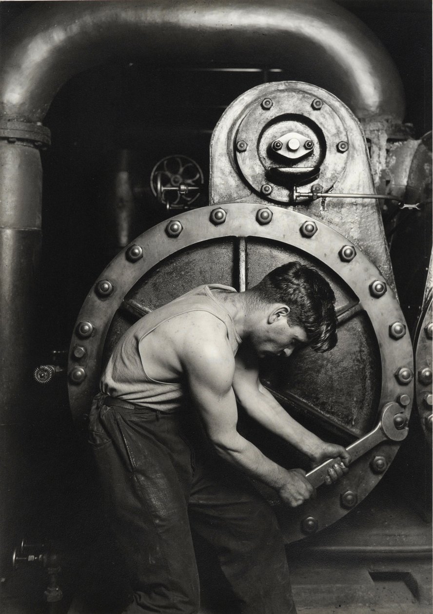 Kraftwerkmechaniker von Lewis Wickes Hine