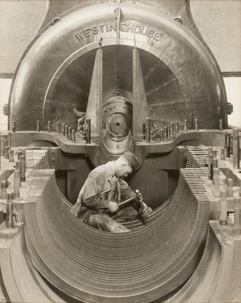 Herz der Turbine von Lewis W. Hine