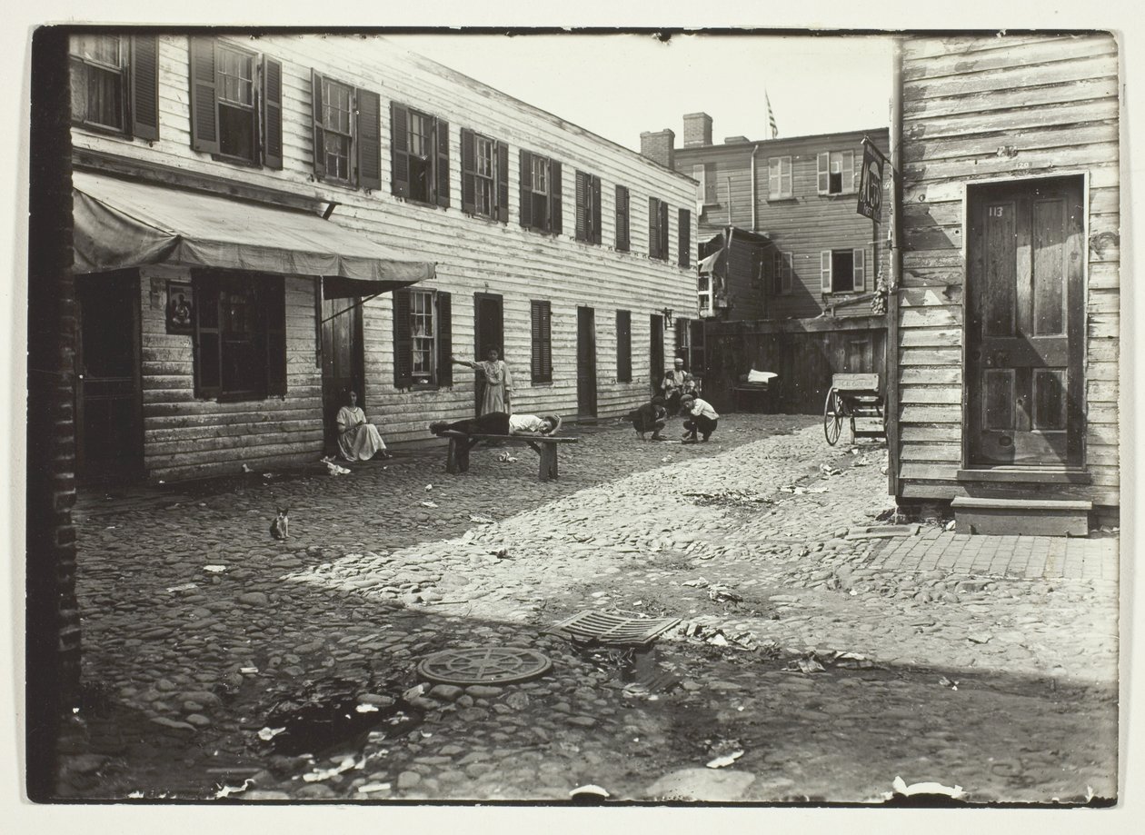 Negro Alley, Wohnhäuser für Weiße, Washington, D.C. von Lewis Wickes Hine