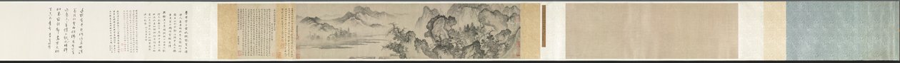 Buddhas Bekehrung von fünf Bhiksu, Mitte des 14. Jahrhunderts von Li Sheng