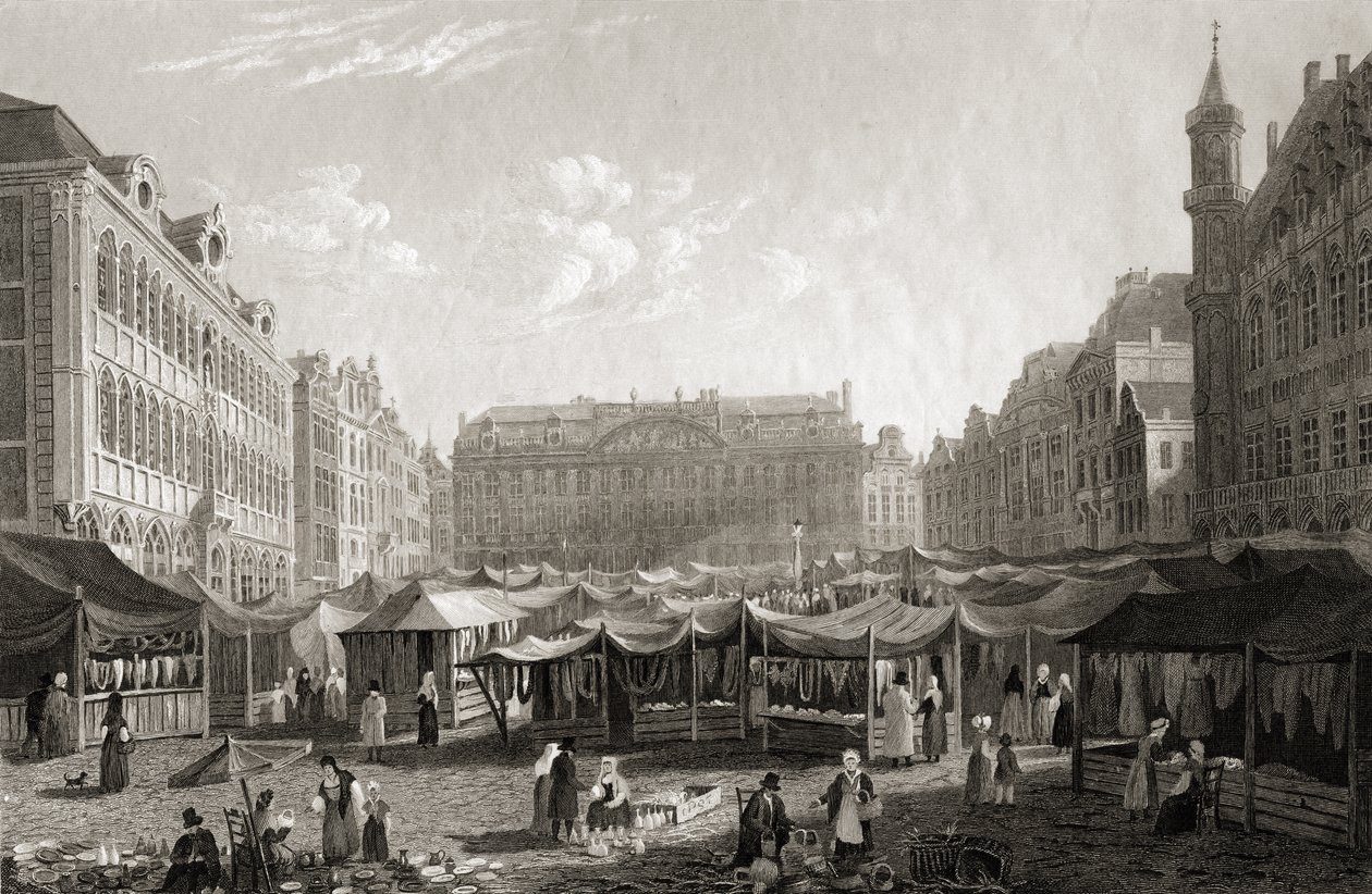 Der Große Platz, Brüssel, aus 
