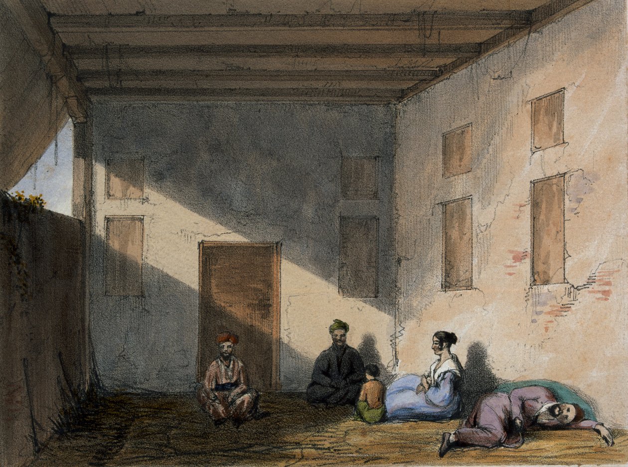 Gefängnisszene, 1842 von Lieutenant Vincent Eyre