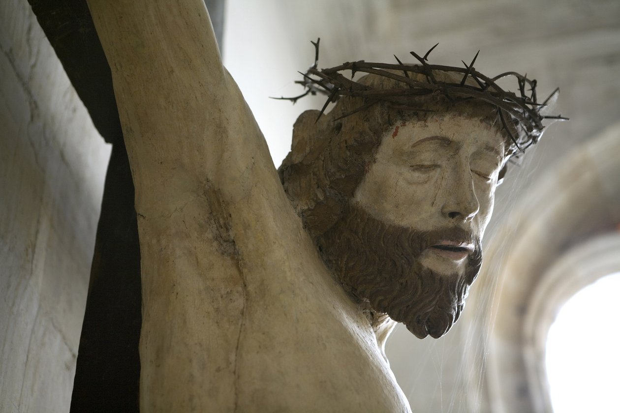 Christus am Kreuz (Detail) von Ligier Richier
