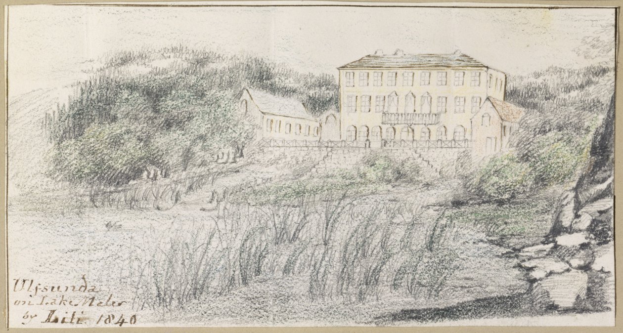 Ulfsunda am See Maler, 1840 von Lili Cartwright