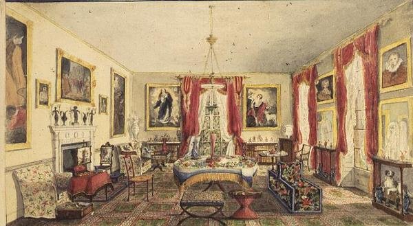Das Wohnzimmer in Aynhoe von Lili Cartwright