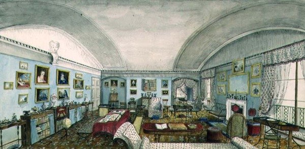 Das Wohnzimmer in Aynhoe von Lili Cartwright