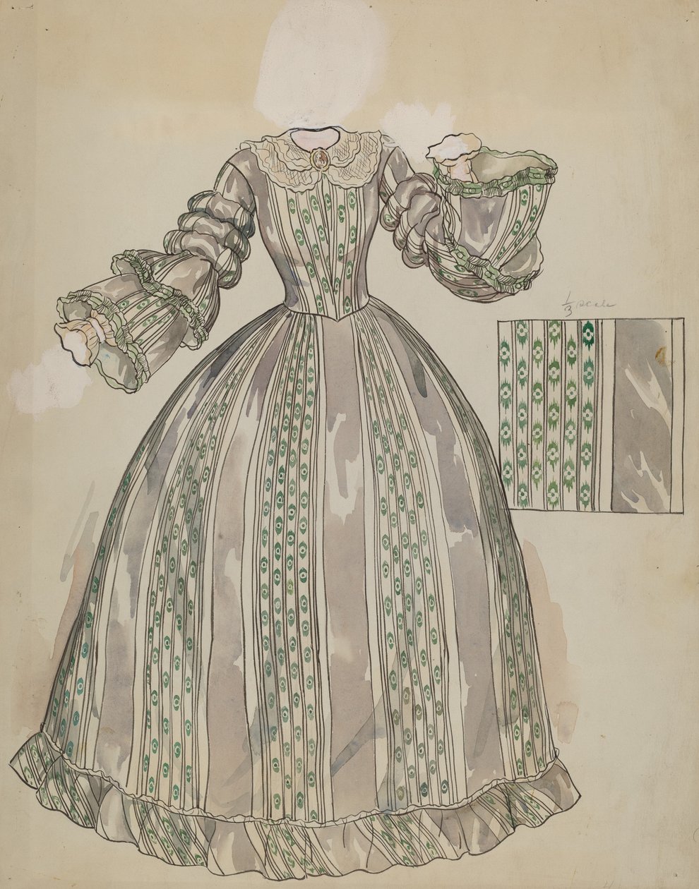 Kleid, ca. 1936 von Lillian Causey