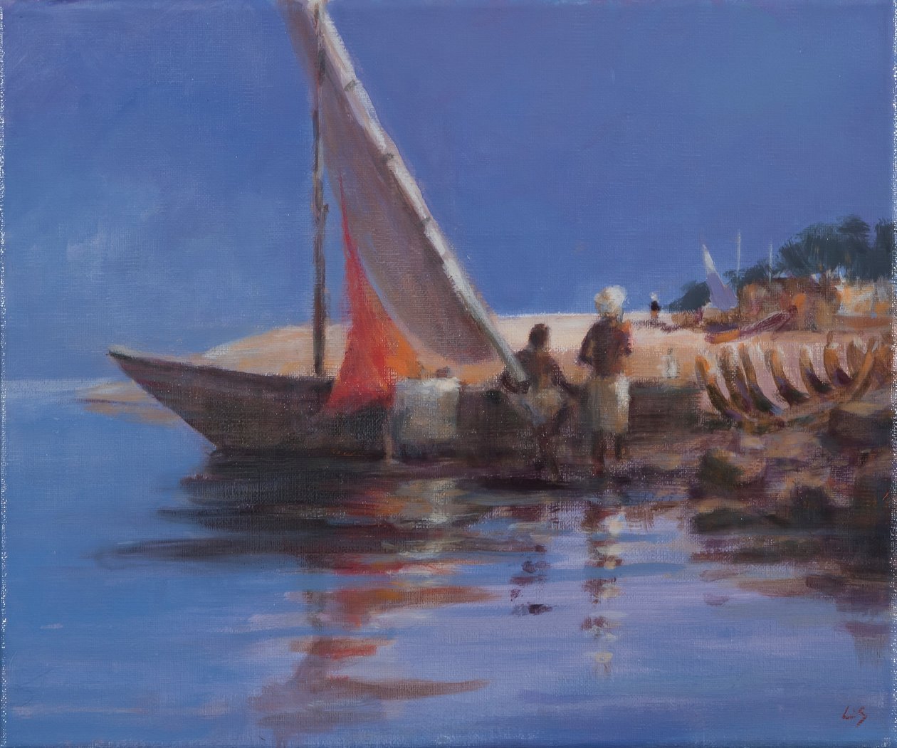 Bootswerft, Kilifi, 2012 von Lincoln Seligman