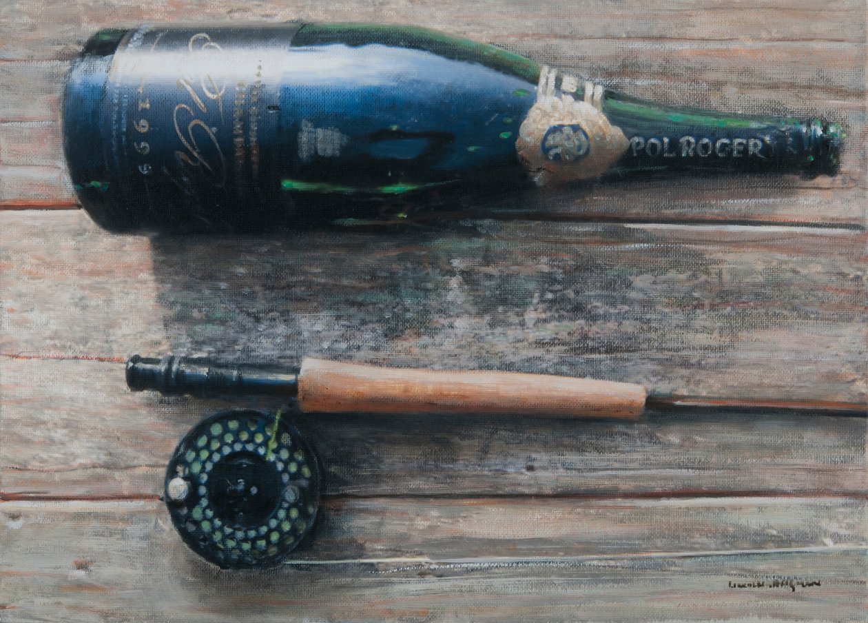 Flasche und Stab I, 2012 von Lincoln Seligman