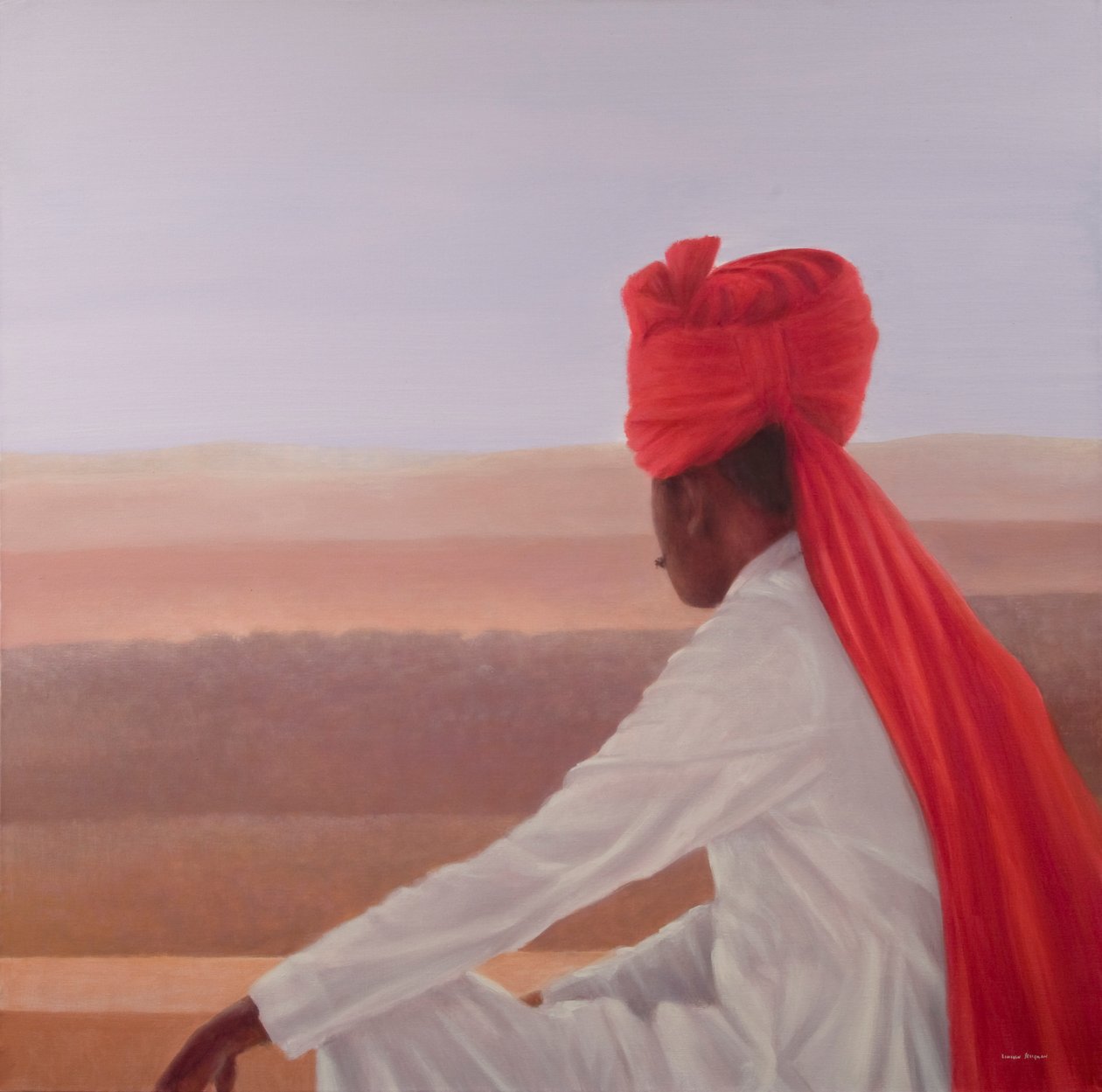 Palastwache, Jaipur von Lincoln Seligman