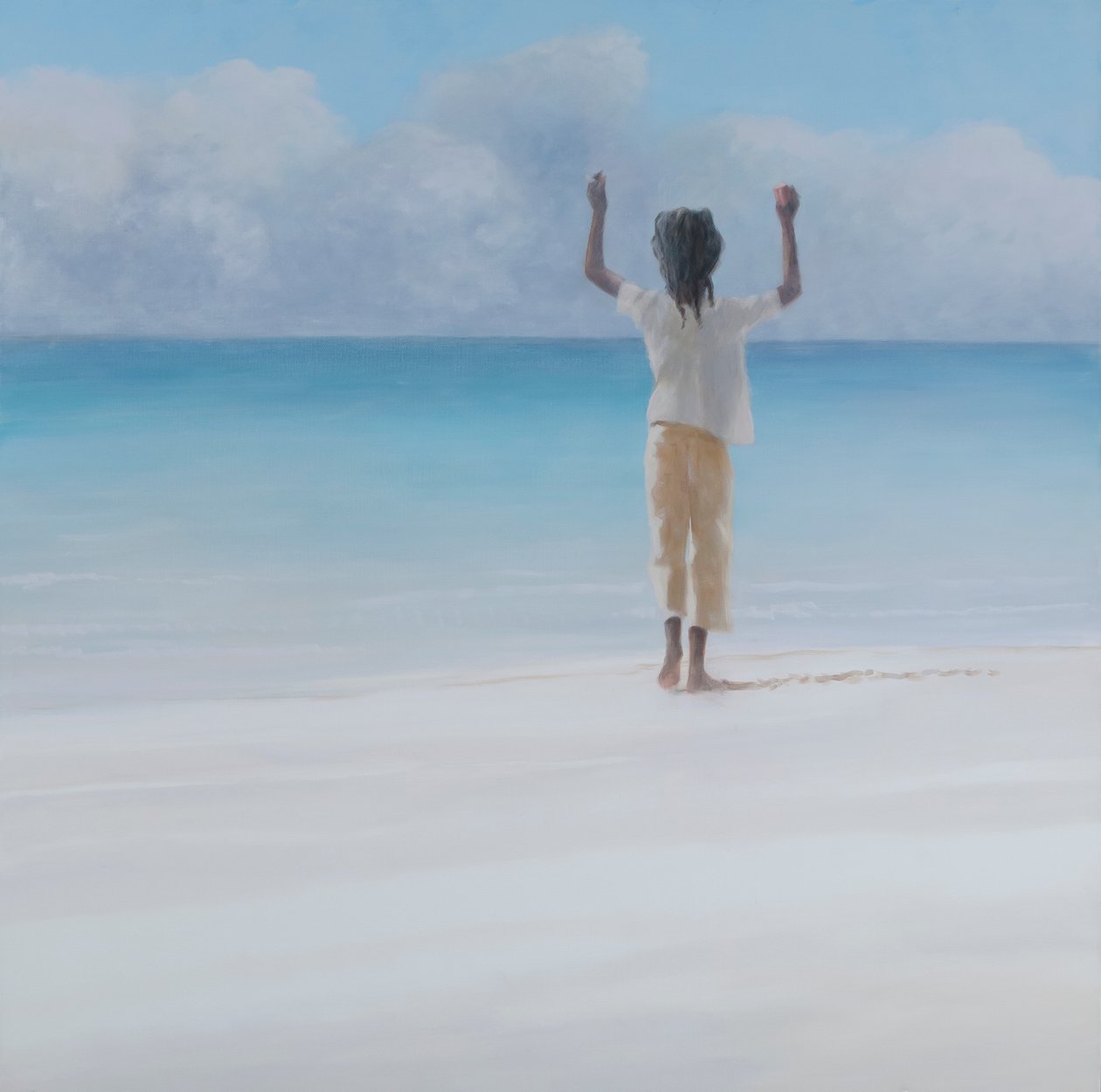 Rasta am Strand, 2012 von Lincoln Seligman