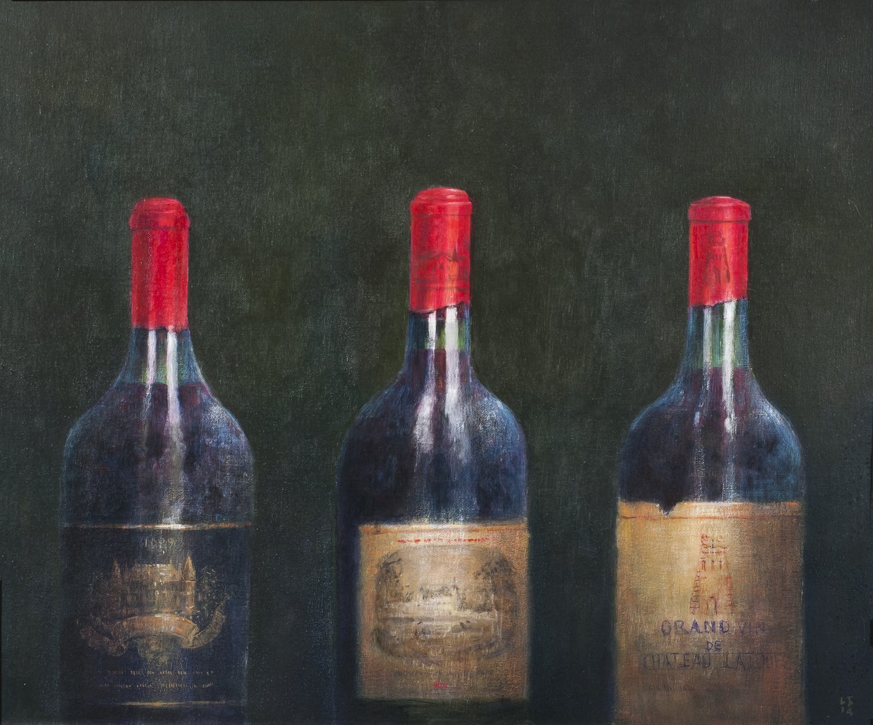 Drei große Clarets, 2014 von Lincoln Seligman