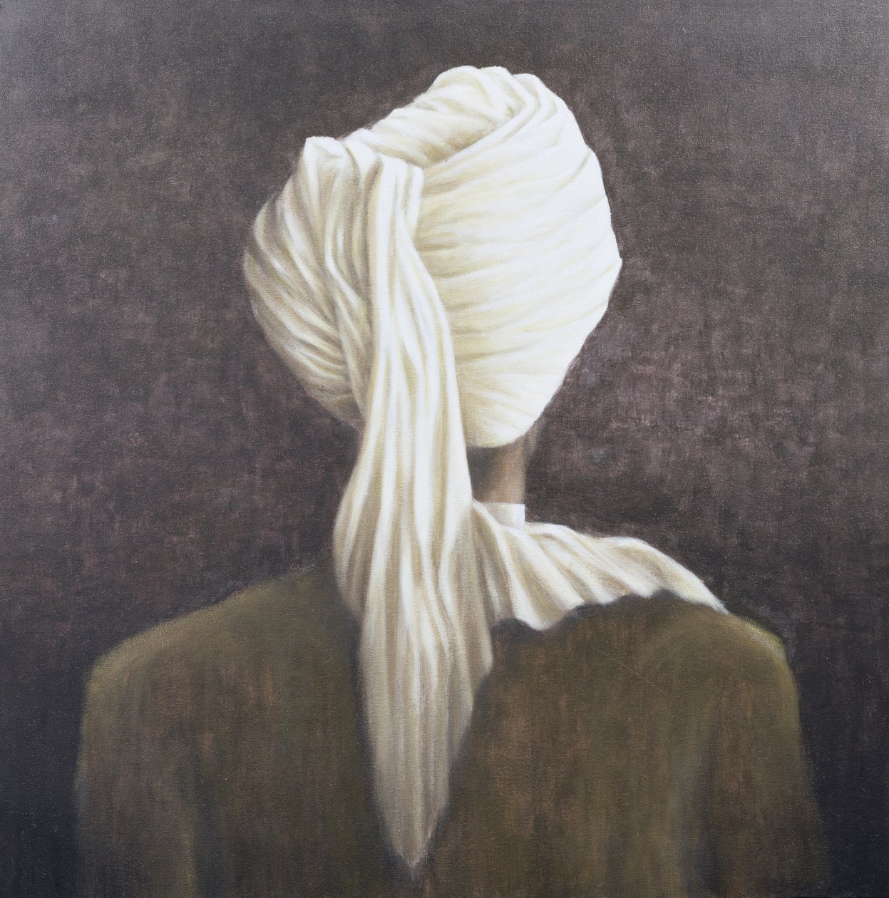 Weißer Turban, 2005 von Lincoln Seligman