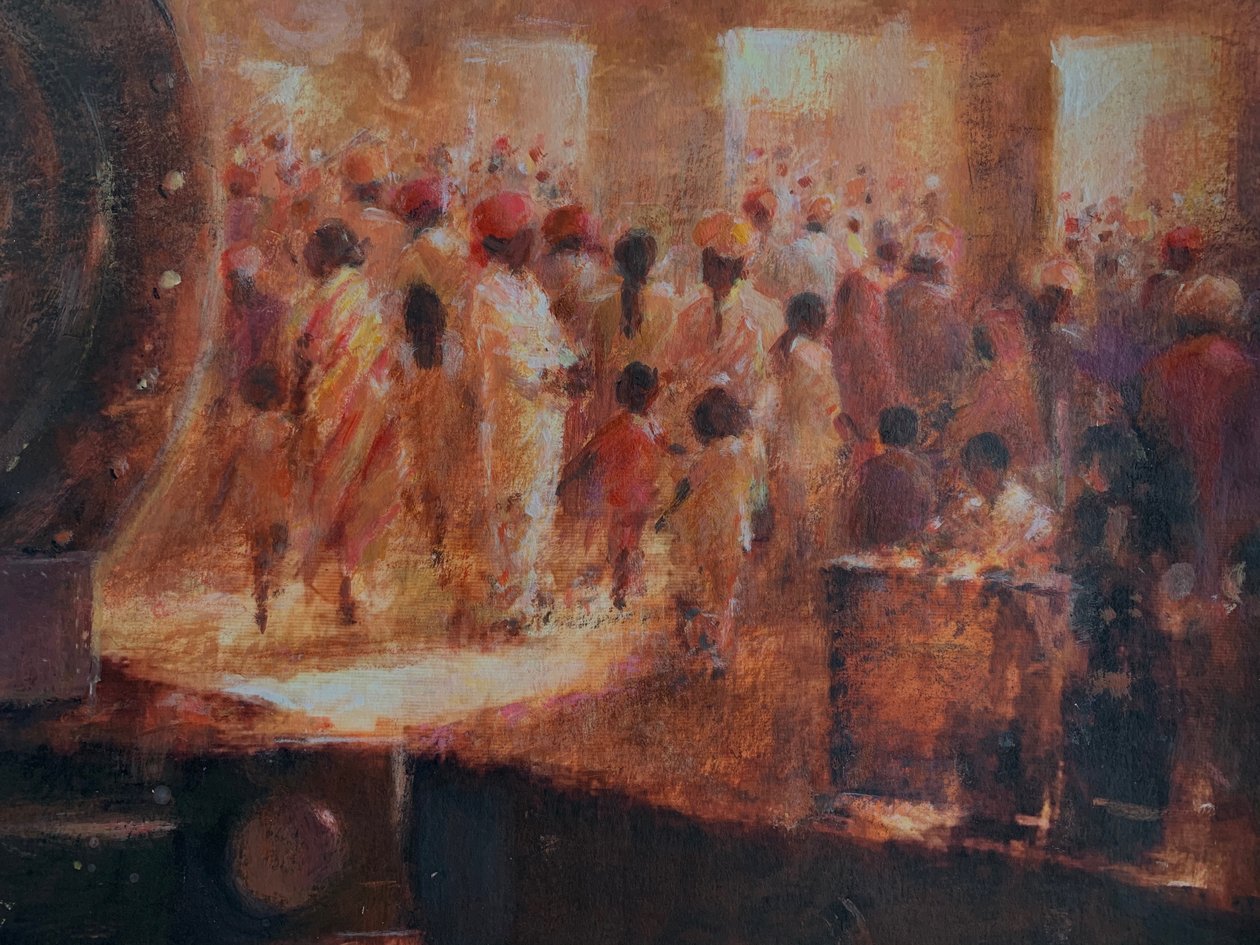 Deoghar bei Nacht 2 von Lincoln Seligman