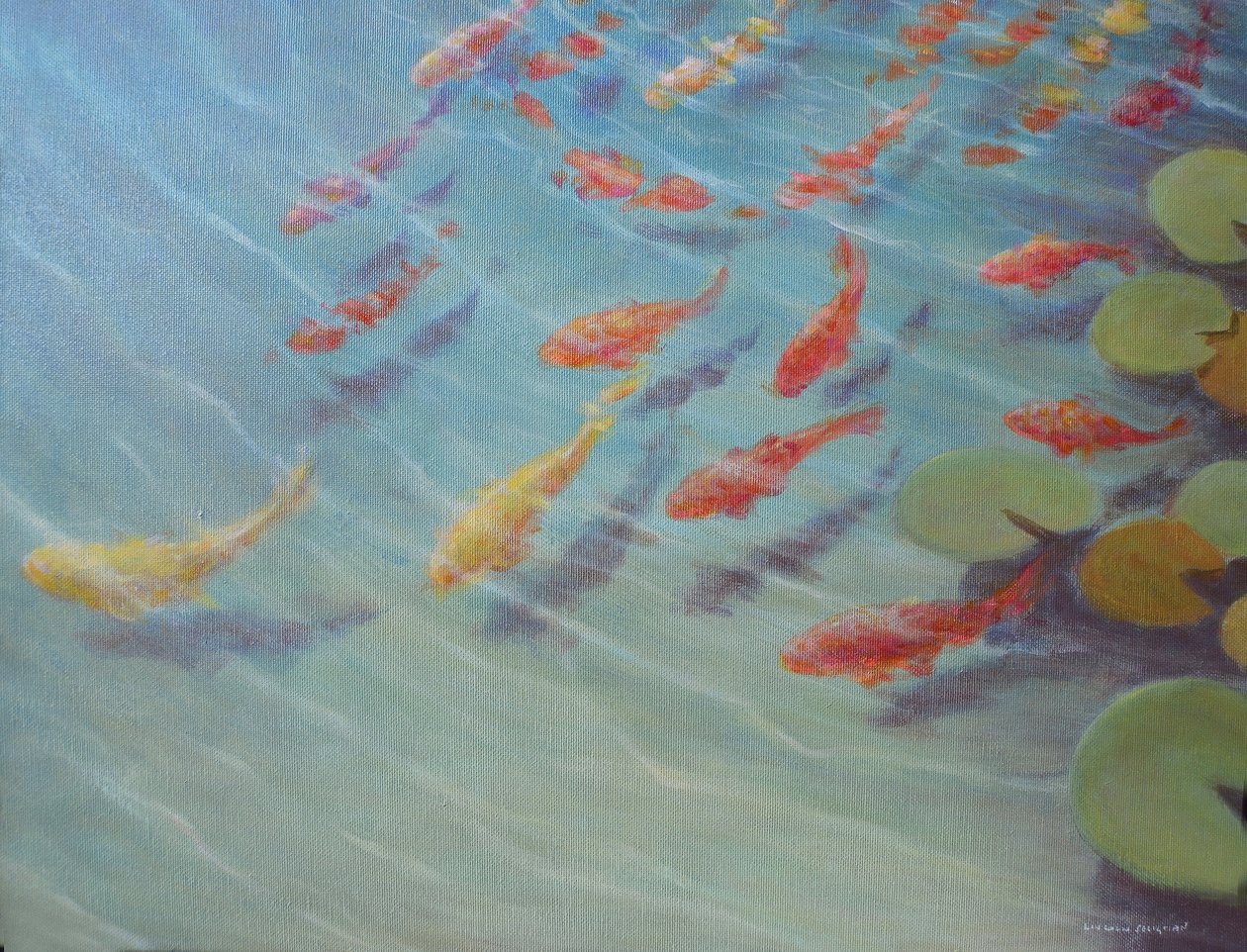 Fischteich von Lincoln Seligman