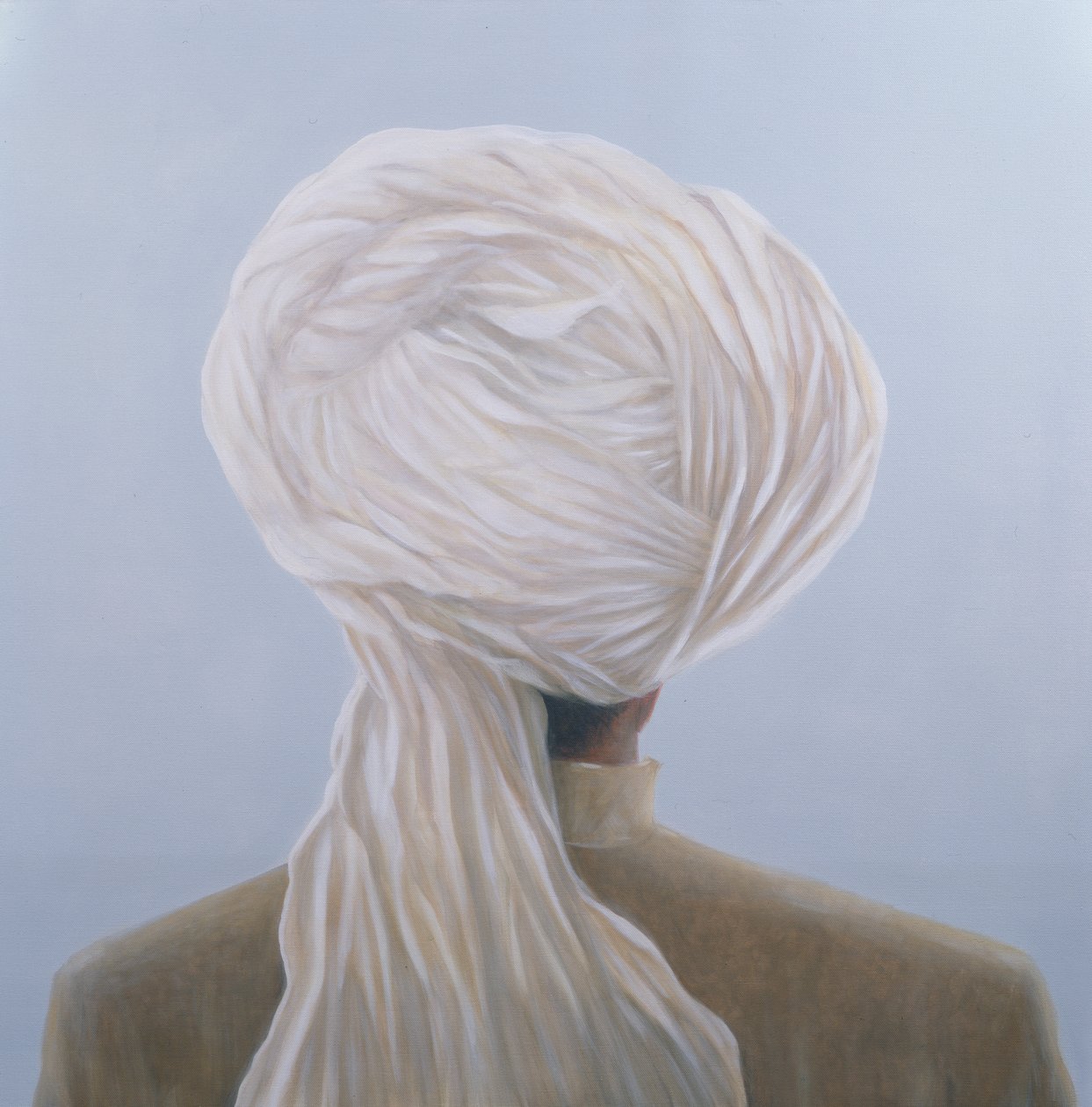 Weißer Turban von Lincoln Seligman