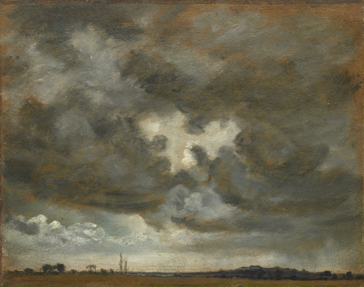 Wolkenstudie, ca. 1850 von Lionel Constable