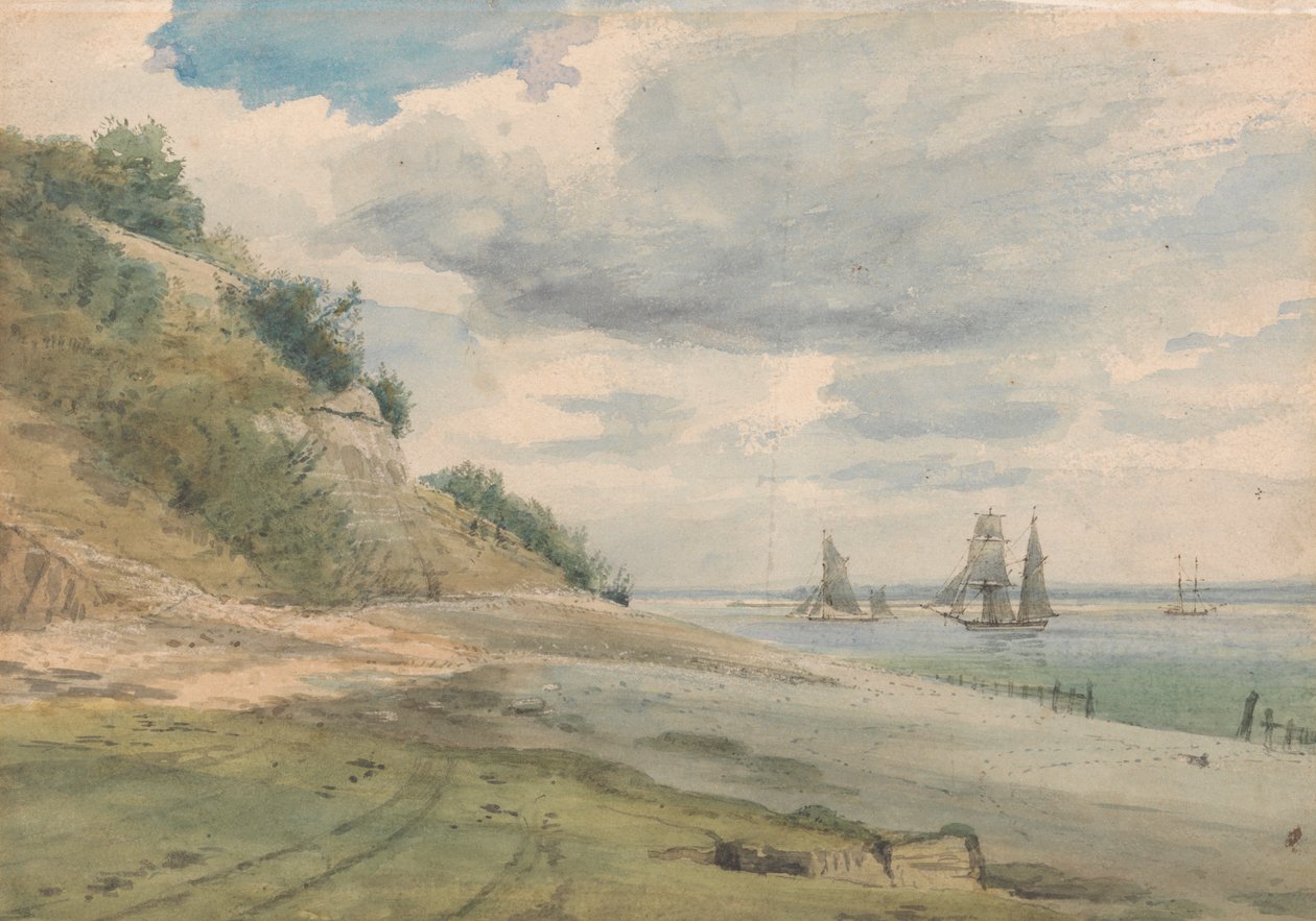 Ansicht in der Nähe von Walton on Naze von Lionel Constable