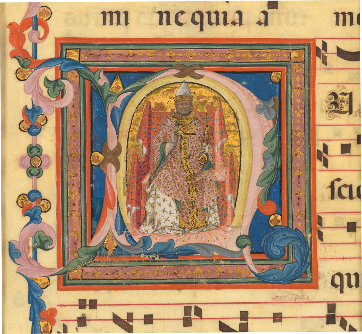 Der heilige Petrus auf dem Thron von Lippo Vanni